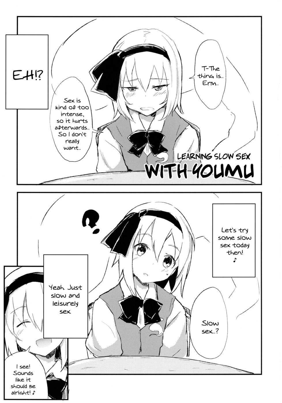 Hentai Manga Comic-Learning Slow Sex With Youmu-Read-4